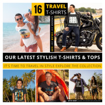 Travel Adventure Theme Tops & Tshirts