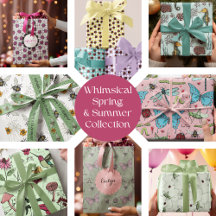 Whimsical Spring & Summer Gift Wrap 