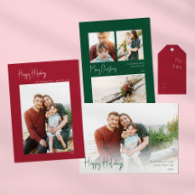 Modern Christmas Red & Green Collection