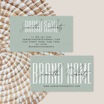 Add your brand name business cards