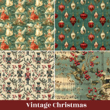 Vintage Watercolor Nostalgic Christmas