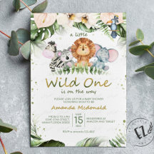 Jungle safari baby shower theme