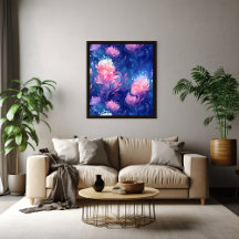 Vibrant Floral Decor Items 