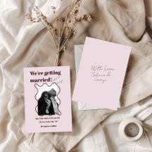 Elegant Modern Retro Minimalist Wedding Suite