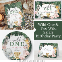 Wild Safari Wild One & Two Wild Birthday Party