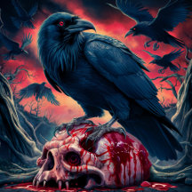 Paper Plate Crow Série 2