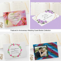 Anniversary Wedding Guest Books