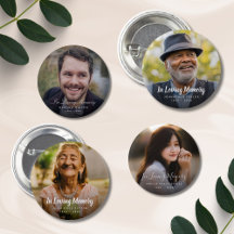 Photo Memorial Buttons