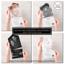 All-in-One Wedding Invitations