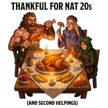 DnD Party Dragon Thanksgiving Feast