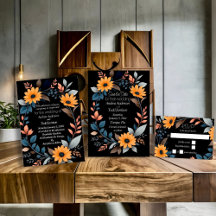 Oval sunflower wreath wedding