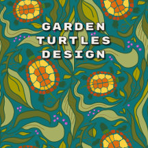 Garden Turtles, Illustrated Design 