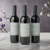 Watercolor Lavender Flowers