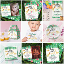 Two Wild Dinosaur 2nd Birthday Party