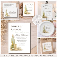 Boots & Bubbles: a Chic Western Baby Shower