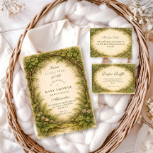 Forest Greenery Storybook Baby Shower