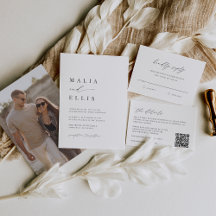 Ultra Minimal   Calligraphy Accent Wedding