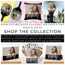 Mom Established Elegant Mother's Day Photo Gifts 