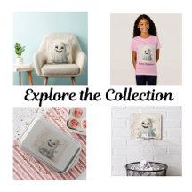 Adorable Ghostly Friend Halloween Design 