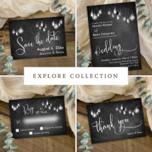 Edison Lights, Chalkboard, Elegant Script 32