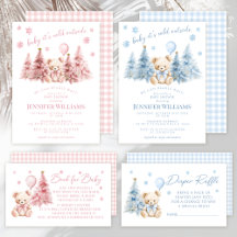 Winter Teddy Bear Baby Shower