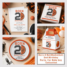 Born 2 Ball Basketball 2nd Birthday Party 