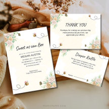 Sweet as can bee baby shower