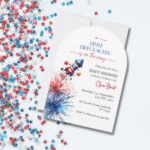 A little firecracker in on the way Baby shower