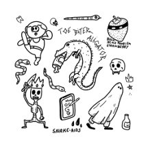 Black Line - Tattoo Style