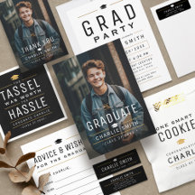 Modern Typography Graduate Party