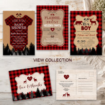 Red Buffalo Plaid/Lumberjack Party Collection