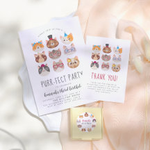 Cartoon Cats Kids’ Purr-fect Birthday Party