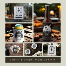 Grillin' & Chillin" Barbecue Bachelor Party
