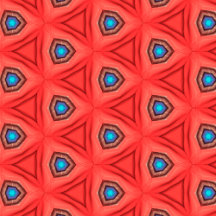 Red and Blue Triangles Pattern