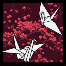 Japanese Origami Cherry Blossom Birthday Party