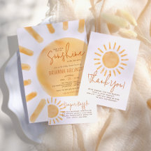 Little Sunshine Boho Gender Neutral Baby Shower