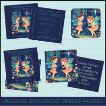 Forest Fairies In The Magical Enchanted Forest 