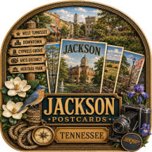 Jackson Tennessee Postcards/Gifts