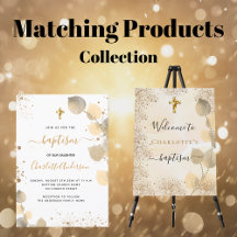 Baptism - golden eucalyptus