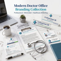 Modern Doctor Office Branding Collection