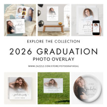 2026 Graduation Minimalist Photo Overlay