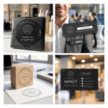 We Are Open Modern Black & White Branding Kit
