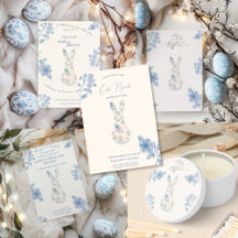 Blue toile Easter
