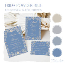 Frida Dusty Blue • Talavera Wedding Collection 