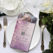 QR Code All In One Wedding Invitations