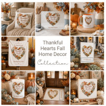 Thankful Hearts Gather Here Fall Home Decor