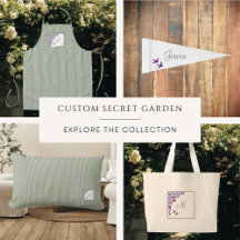 Secret Garden Purple & Sage Monogram Collection