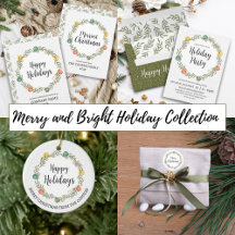 Merry and Bright Christmas Holiday