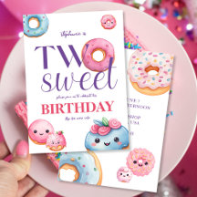 Two Sweet Donut Birthday Gifts and Supplies