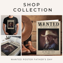 Wanted Poster Father's Day